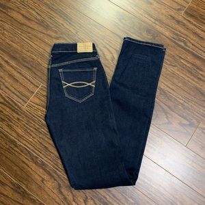 Abercrombie low rise skinny jeans